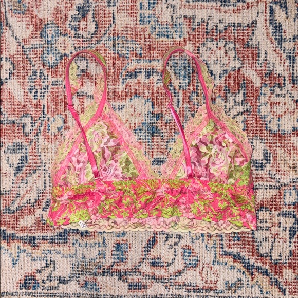 Hanky Panky x Lilly Pulitzer Lace Bralette SZ S EUC - Picture 2 of 3